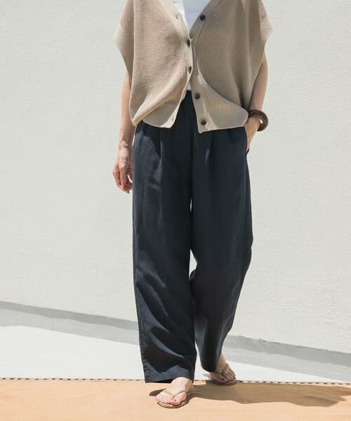 URBAN RESEARCH DOORS / アーバンリサーチ ドアーズ その他パンツ | リネン混イージーパンツ | 詳細29