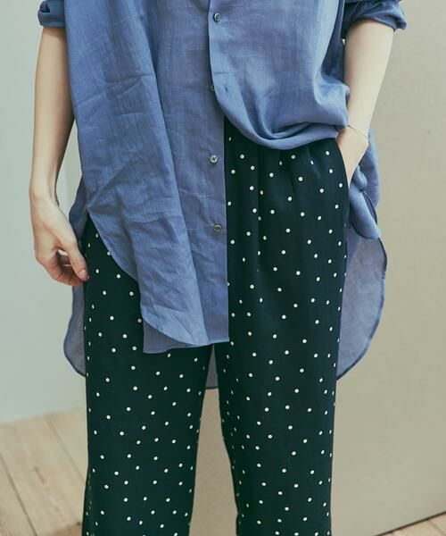 URBAN RESEARCH DOORS / アーバンリサーチ ドアーズ その他パンツ | リネンレーヨンドットイージーパンツ | 詳細10