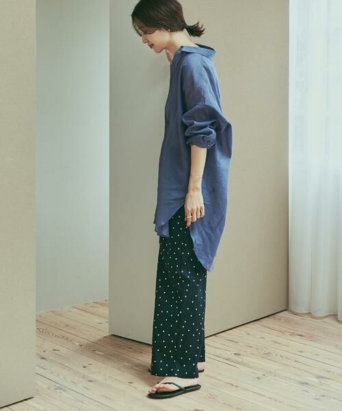 URBAN RESEARCH DOORS / アーバンリサーチ ドアーズ その他パンツ | リネンレーヨンドットイージーパンツ | 詳細12