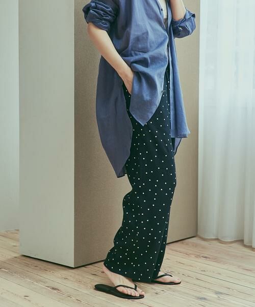 URBAN RESEARCH DOORS / アーバンリサーチ ドアーズ その他パンツ | リネンレーヨンドットイージーパンツ | 詳細2