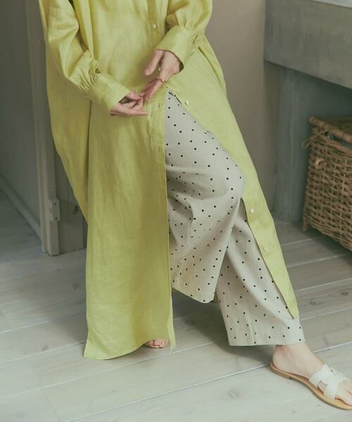 URBAN RESEARCH DOORS / アーバンリサーチ ドアーズ その他パンツ | リネンレーヨンドットイージーパンツ | 詳細29