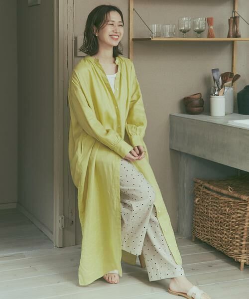 URBAN RESEARCH DOORS / アーバンリサーチ ドアーズ その他パンツ | リネンレーヨンドットイージーパンツ | 詳細30