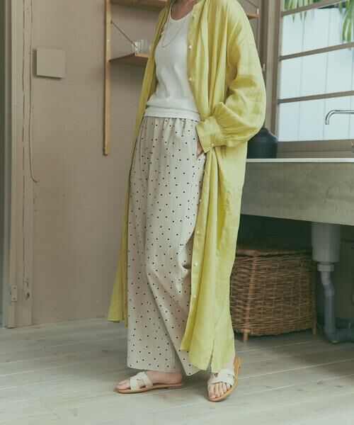 URBAN RESEARCH DOORS / アーバンリサーチ ドアーズ その他パンツ | リネンレーヨンドットイージーパンツ | 詳細25