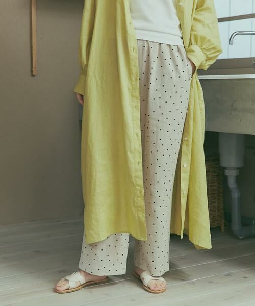 URBAN RESEARCH DOORS / アーバンリサーチ ドアーズ その他パンツ | リネンレーヨンドットイージーパンツ | 詳細26