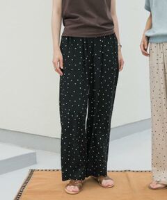 URBAN RESEARCH DOORS / アーバンリサーチ ドアーズ その他パンツ | リネンレーヨンドットイージーパンツ