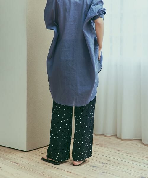 URBAN RESEARCH DOORS / アーバンリサーチ ドアーズ その他パンツ | リネンレーヨンドットイージーパンツ | 詳細10