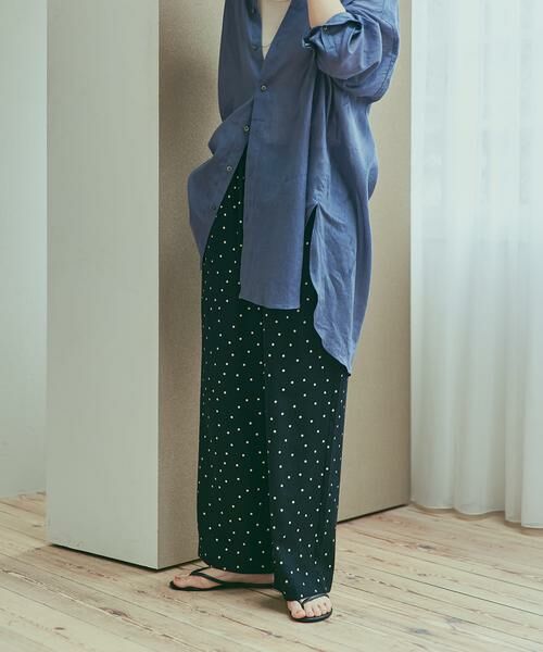 URBAN RESEARCH DOORS / アーバンリサーチ ドアーズ その他パンツ | リネンレーヨンドットイージーパンツ | 詳細11