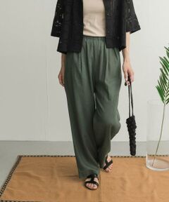 URBAN RESEARCH DOORS / アーバンリサーチ ドアーズ その他パンツ | リネンレーヨンイージーパンツ