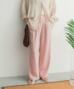 URBAN RESEARCH DOORS / アーバンリサーチ ドアーズ その他パンツ | リネンレーヨンイージーパンツ