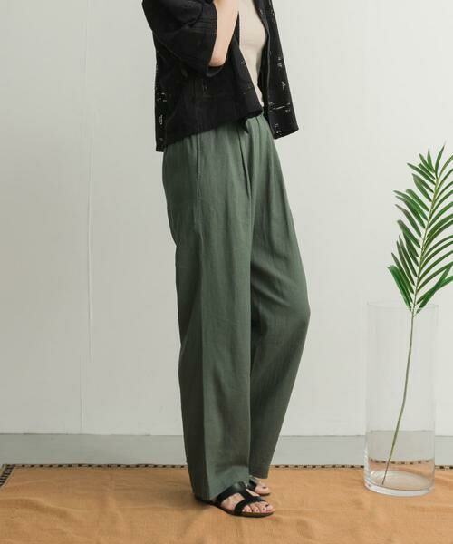 URBAN RESEARCH DOORS / アーバンリサーチ ドアーズ その他パンツ | リネンレーヨンイージーパンツ | 詳細5