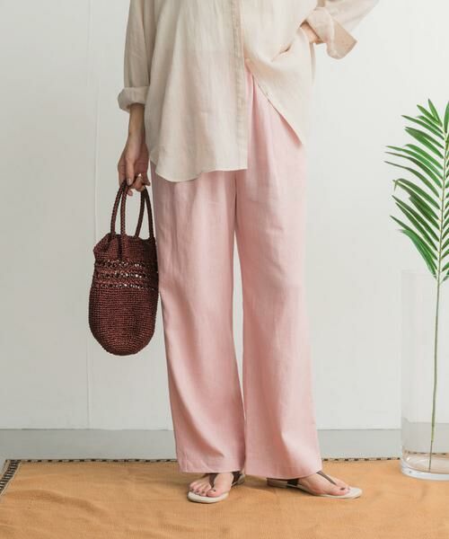 URBAN RESEARCH DOORS / アーバンリサーチ ドアーズ その他パンツ | リネンレーヨンイージーパンツ | 詳細11