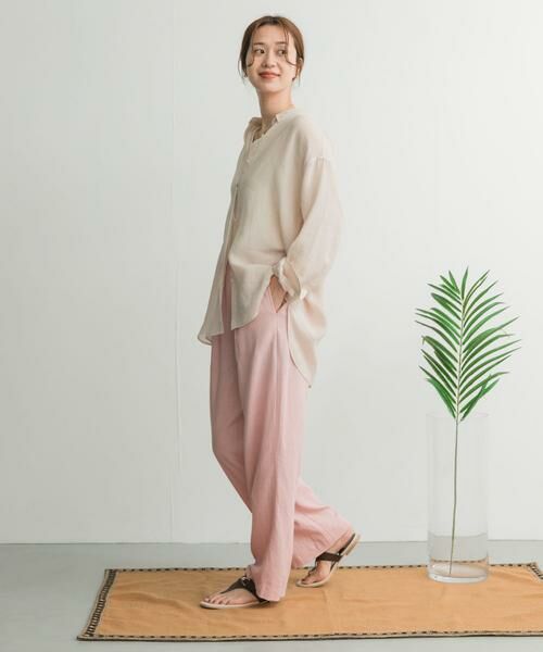 URBAN RESEARCH DOORS / アーバンリサーチ ドアーズ その他パンツ | リネンレーヨンイージーパンツ | 詳細17