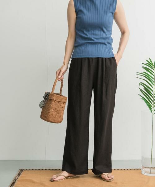 URBAN RESEARCH DOORS / アーバンリサーチ ドアーズ その他パンツ | リネンレーヨンイージーパンツ | 詳細25