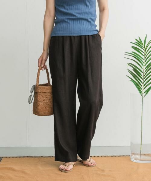 URBAN RESEARCH DOORS / アーバンリサーチ ドアーズ その他パンツ | リネンレーヨンイージーパンツ | 詳細26