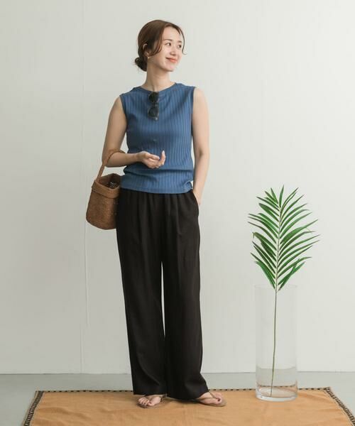 URBAN RESEARCH DOORS / アーバンリサーチ ドアーズ その他パンツ | リネンレーヨンイージーパンツ | 詳細30