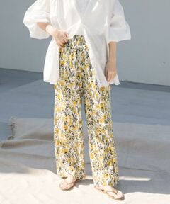URBAN RESEARCH DOORS / アーバンリサーチ ドアーズ その他パンツ | 『イージーケア/接触冷感』フラワープリントイージーパンツ