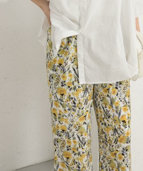 URBAN RESEARCH DOORS / アーバンリサーチ ドアーズ その他パンツ | 『イージーケア/接触冷感』フラワープリントイージーパンツ | 詳細18