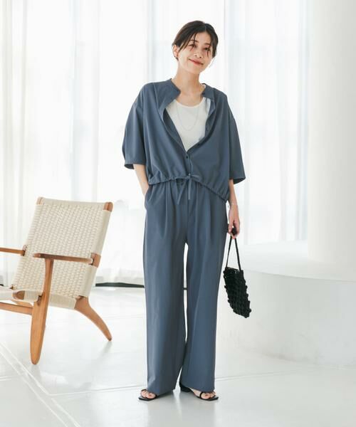 URBAN RESEARCH DOORS / アーバンリサーチ ドアーズ その他パンツ | 『仁村紗和さん着用』『UR TECH』サマシェアストレートイージーパンツ | 詳細8