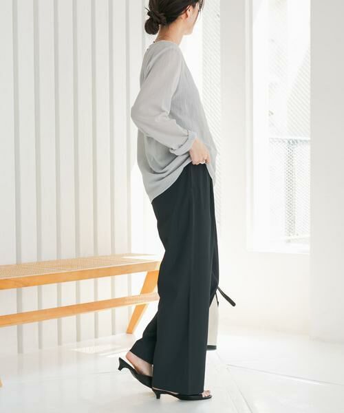 URBAN RESEARCH DOORS / アーバンリサーチ ドアーズ その他パンツ | 『仁村紗和さん着用』『UR TECH』サマシェアストレートイージーパンツ | 詳細27