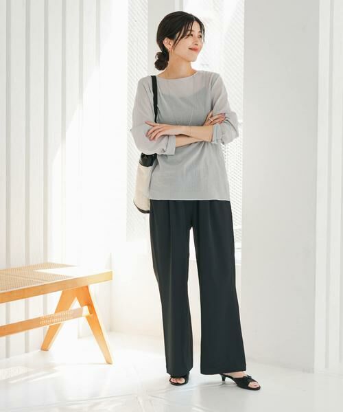 URBAN RESEARCH DOORS / アーバンリサーチ ドアーズ その他パンツ | 『仁村紗和さん着用』『UR TECH』サマシェアストレートイージーパンツ | 詳細29