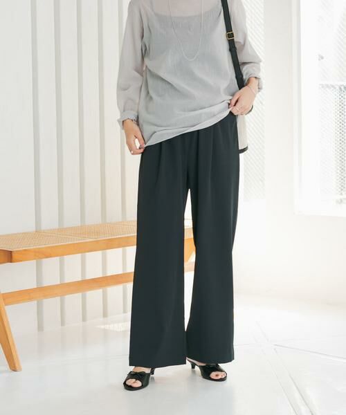 URBAN RESEARCH DOORS / アーバンリサーチ ドアーズ その他パンツ | 『仁村紗和さん着用』『UR TECH』サマシェアストレートイージーパンツ | 詳細20