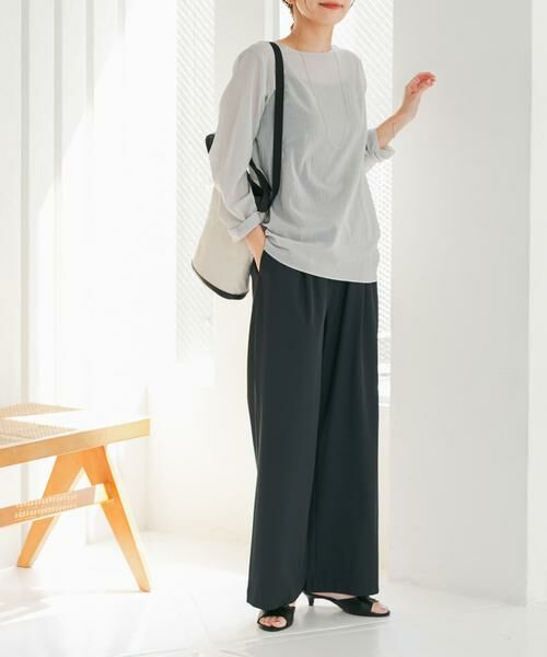 URBAN RESEARCH DOORS / アーバンリサーチ ドアーズ その他パンツ | 『仁村紗和さん着用』『UR TECH』サマシェアストレートイージーパンツ | 詳細26