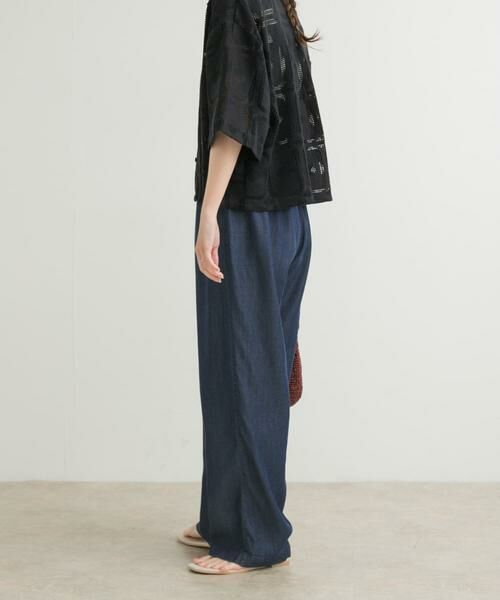 URBAN RESEARCH DOORS / アーバンリサーチ ドアーズ デニムパンツ | リヨセルデニムイージーパンツ | 詳細2