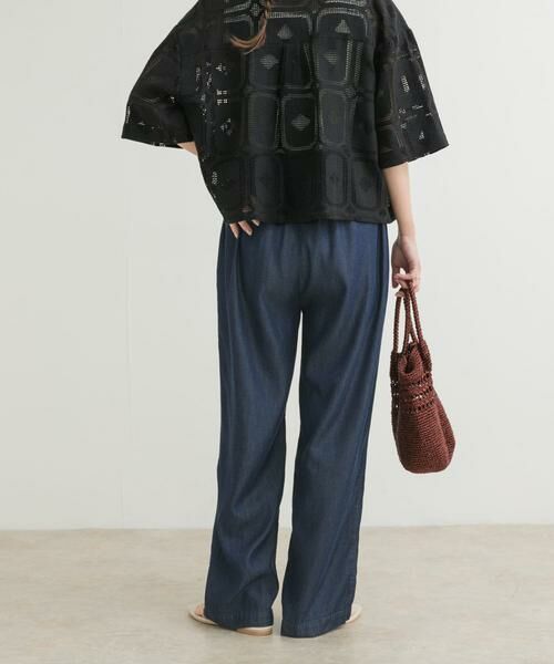 URBAN RESEARCH DOORS / アーバンリサーチ ドアーズ デニムパンツ | リヨセルデニムイージーパンツ | 詳細3