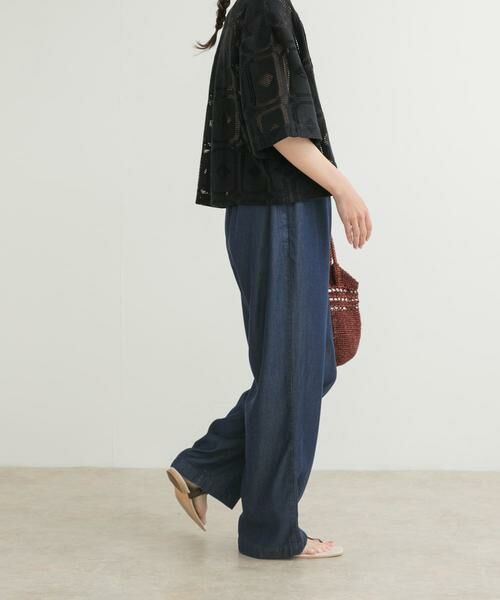 URBAN RESEARCH DOORS / アーバンリサーチ ドアーズ デニムパンツ | リヨセルデニムイージーパンツ | 詳細5