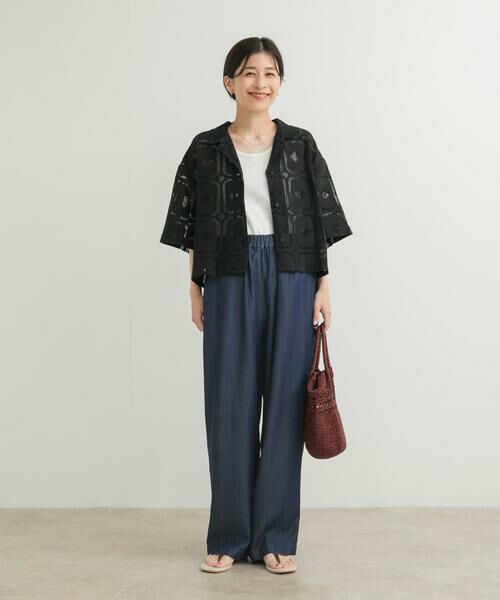 URBAN RESEARCH DOORS / アーバンリサーチ ドアーズ デニムパンツ | リヨセルデニムイージーパンツ | 詳細8