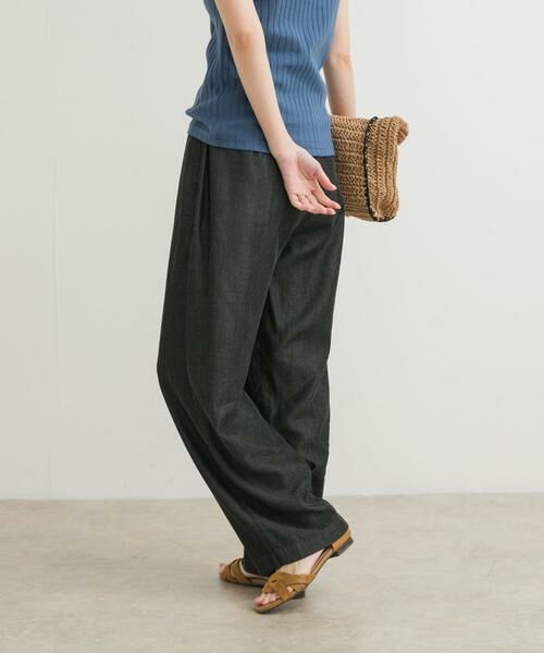 URBAN RESEARCH DOORS / アーバンリサーチ ドアーズ デニムパンツ | リヨセルデニムイージーパンツ | 詳細24