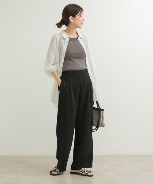 URBAN RESEARCH DOORS / アーバンリサーチ ドアーズ その他パンツ | 『速乾/UVカット/接触冷感』ドライクロスイージーパンツ | 詳細9