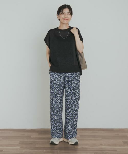 URBAN RESEARCH DOORS / アーバンリサーチ ドアーズ その他パンツ | 『接触冷感/吸水速乾/イージーケア』フラワープリントドライタッチリラックスパンツ | 詳細6