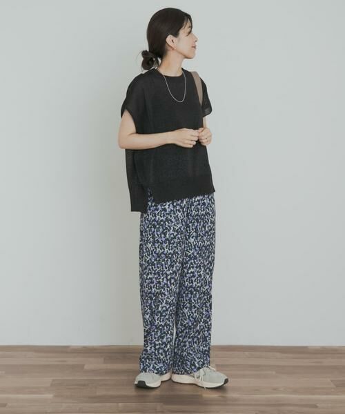 URBAN RESEARCH DOORS / アーバンリサーチ ドアーズ その他パンツ | 『接触冷感/吸水速乾/イージーケア』フラワープリントドライタッチリラックスパンツ | 詳細7