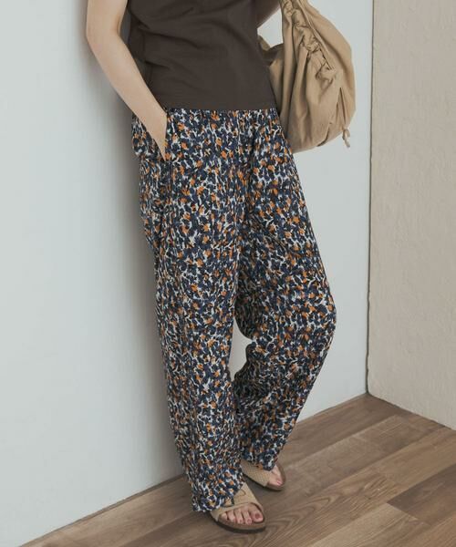 URBAN RESEARCH DOORS / アーバンリサーチ ドアーズ その他パンツ | 『接触冷感/吸水速乾/イージーケア』フラワープリントドライタッチリラックスパンツ | 詳細11