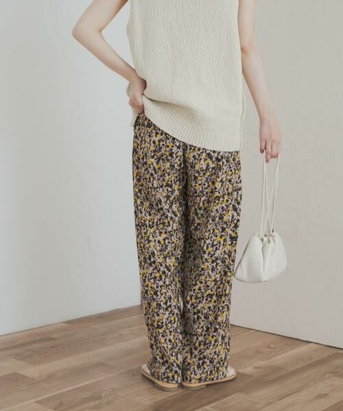 URBAN RESEARCH DOORS / アーバンリサーチ ドアーズ その他パンツ | 『接触冷感/吸水速乾/イージーケア』フラワープリントドライタッチリラックスパンツ | 詳細28