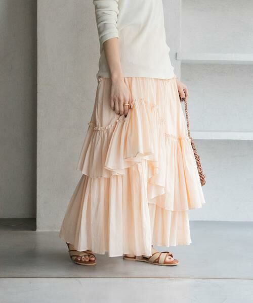 URBAN RESEARCH DOORS / アーバンリサーチ ドアーズ スカート | ランダムティアードスカート | 詳細1