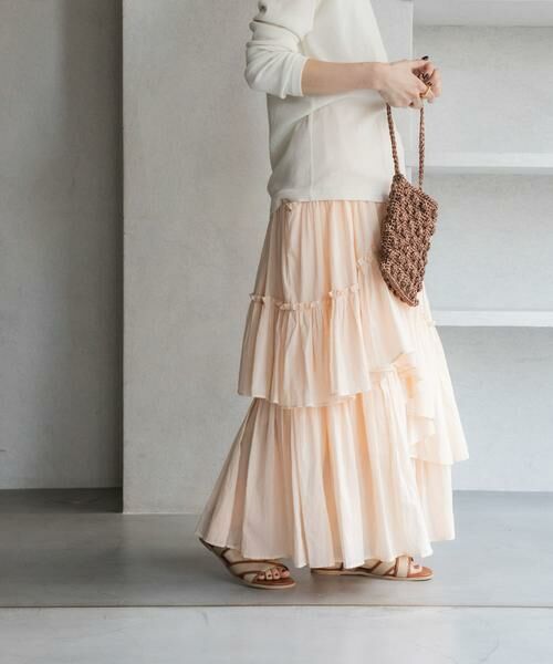 URBAN RESEARCH DOORS / アーバンリサーチ ドアーズ スカート | ランダムティアードスカート | 詳細10