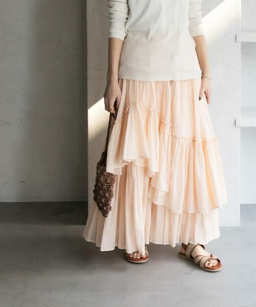 URBAN RESEARCH DOORS / アーバンリサーチ ドアーズ スカート | ランダムティアードスカート | 詳細6