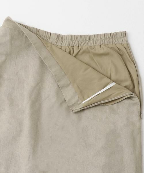 URBAN RESEARCH DOORS / アーバンリサーチ ドアーズ スカート | 麻混レーヨンフレアスカート | 詳細30