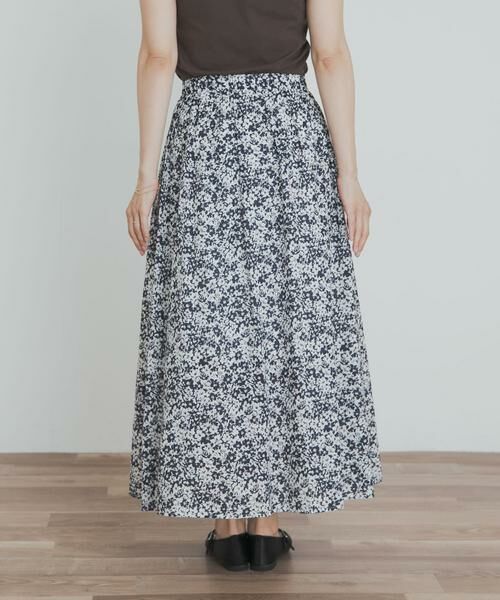 URBAN RESEARCH DOORS / アーバンリサーチ ドアーズ スカート | フラワープリントギャザースカート | 詳細11