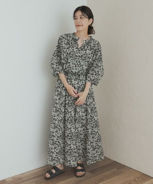 URBAN RESEARCH DOORS / アーバンリサーチ ドアーズ スカート | フラワープリントギャザースカート | 詳細20