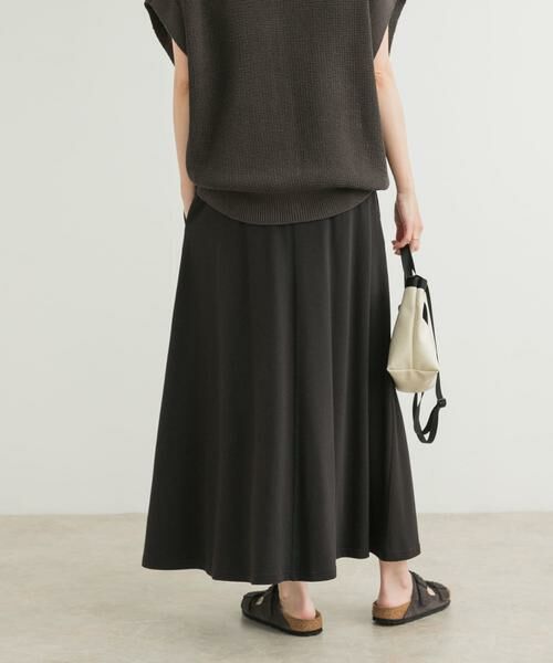 URBAN RESEARCH DOORS / アーバンリサーチ ドアーズ スカート | 『セットアップ対応』モダールコットン裏毛イージースカート | 詳細1