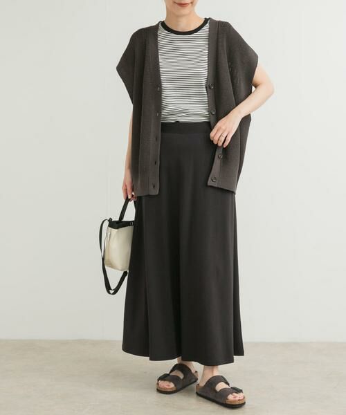 URBAN RESEARCH DOORS / アーバンリサーチ ドアーズ スカート | 『セットアップ対応』モダールコットン裏毛イージースカート | 詳細6