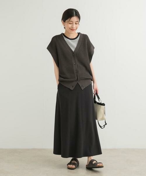 URBAN RESEARCH DOORS / アーバンリサーチ ドアーズ スカート | 『セットアップ対応』モダールコットン裏毛イージースカート | 詳細8
