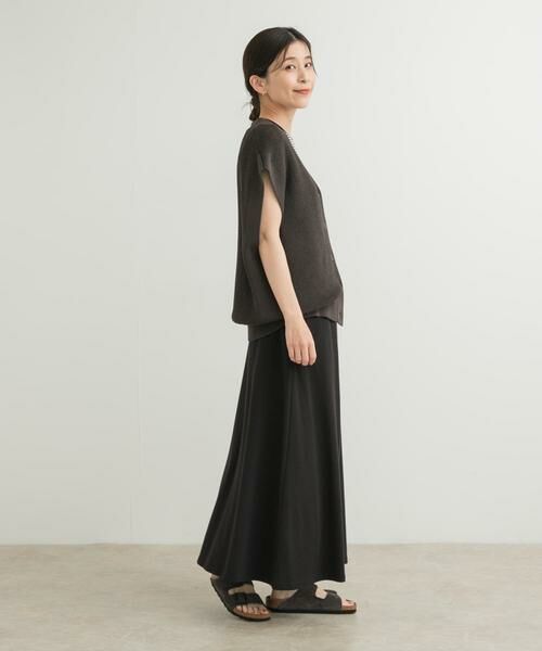 URBAN RESEARCH DOORS / アーバンリサーチ ドアーズ スカート | 『セットアップ対応』モダールコットン裏毛イージースカート | 詳細9