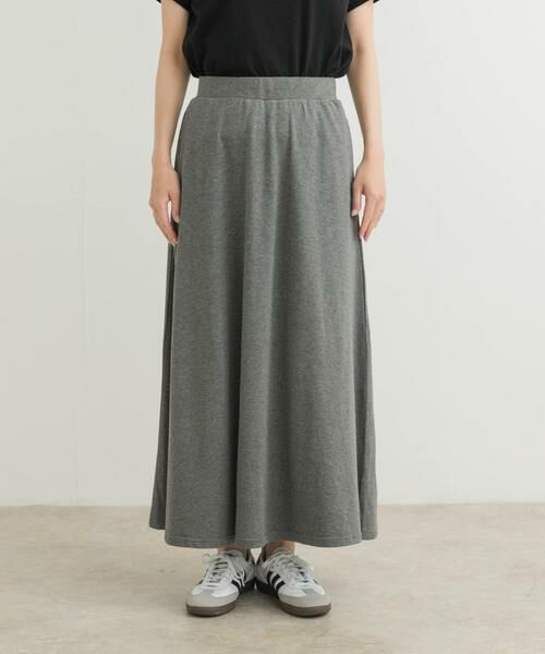 URBAN RESEARCH DOORS / アーバンリサーチ ドアーズ スカート | 『セットアップ対応』モダールコットン裏毛イージースカート | 詳細21