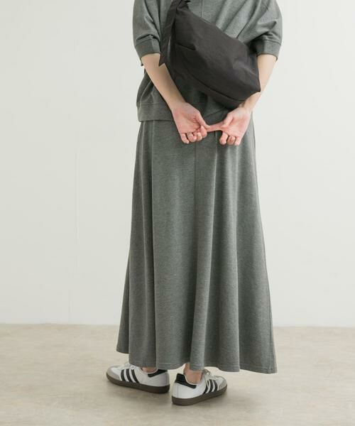 URBAN RESEARCH DOORS / アーバンリサーチ ドアーズ スカート | 『セットアップ対応』モダールコットン裏毛イージースカート | 詳細16