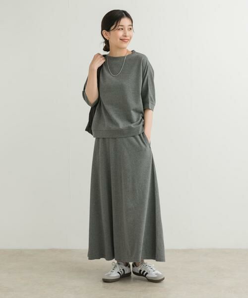 URBAN RESEARCH DOORS / アーバンリサーチ ドアーズ スカート | 『セットアップ対応』モダールコットン裏毛イージースカート | 詳細19