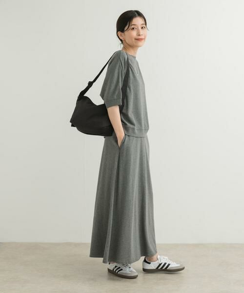 URBAN RESEARCH DOORS / アーバンリサーチ ドアーズ スカート | 『セットアップ対応』モダールコットン裏毛イージースカート | 詳細20